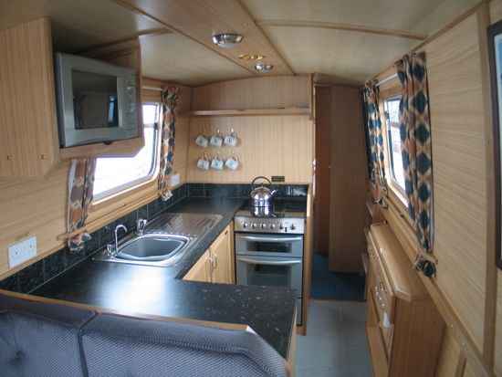 The Mallard / Moorhen galley area