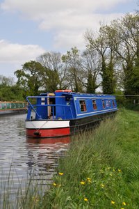 Moored at the canalside