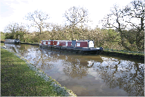 Beautiful canal boat scenary.