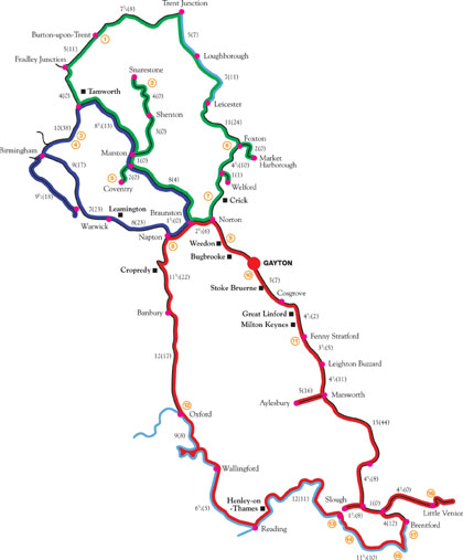Gayton Marina map