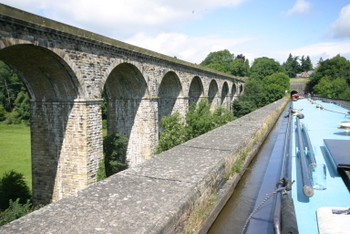 Chirk Aqueduct on the Llangollen Canal